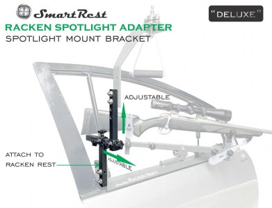 Spotlight Mount Bracket on Racken8